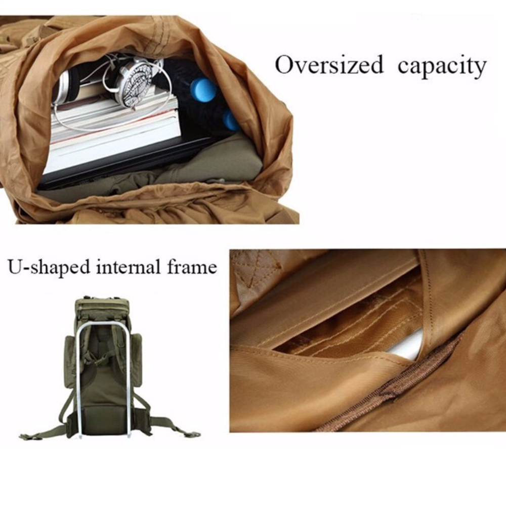 Military/Outdoor Multi-Function 70L Backpack