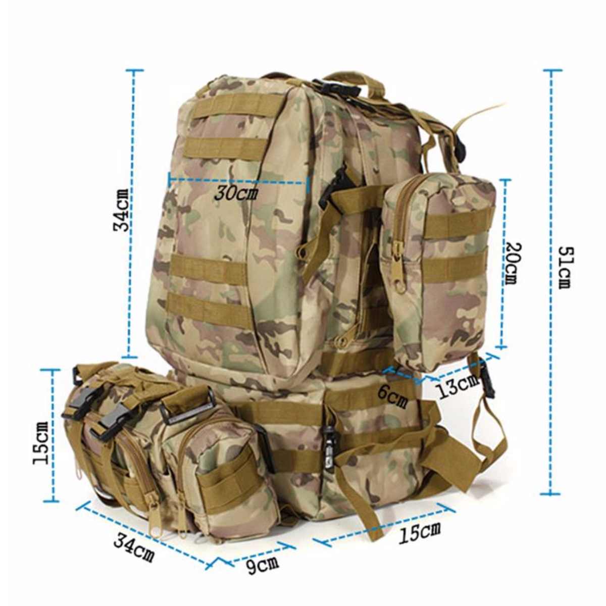 Military/Outdoor Molle Tactical Backpack